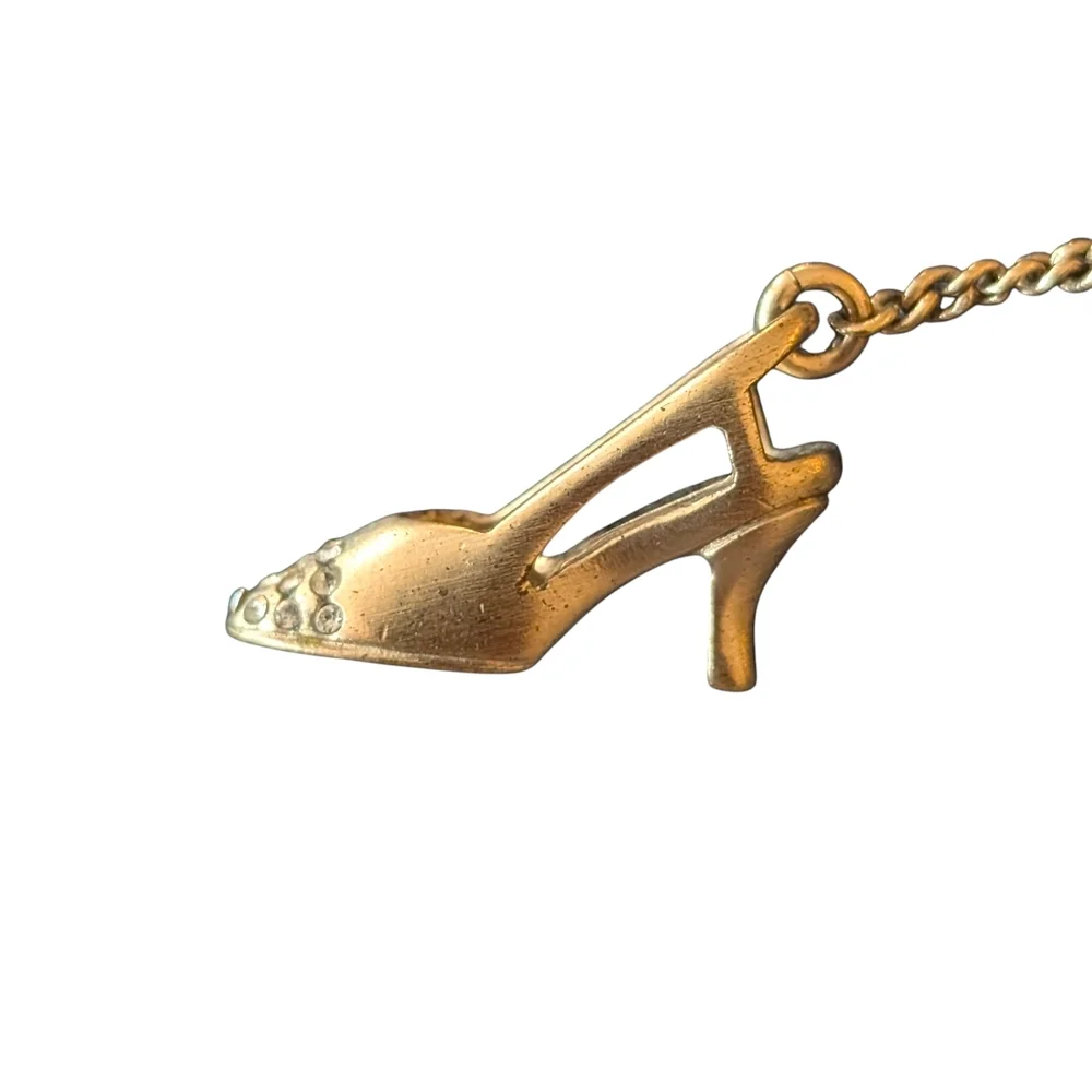 Chanel 05A Vintage Necklace High Heel CC Charm Karl Lagerfeld Archive Authentic